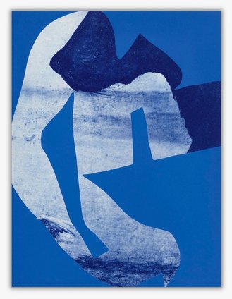 Arturo Herrera, 'Portal' (blue), 2023